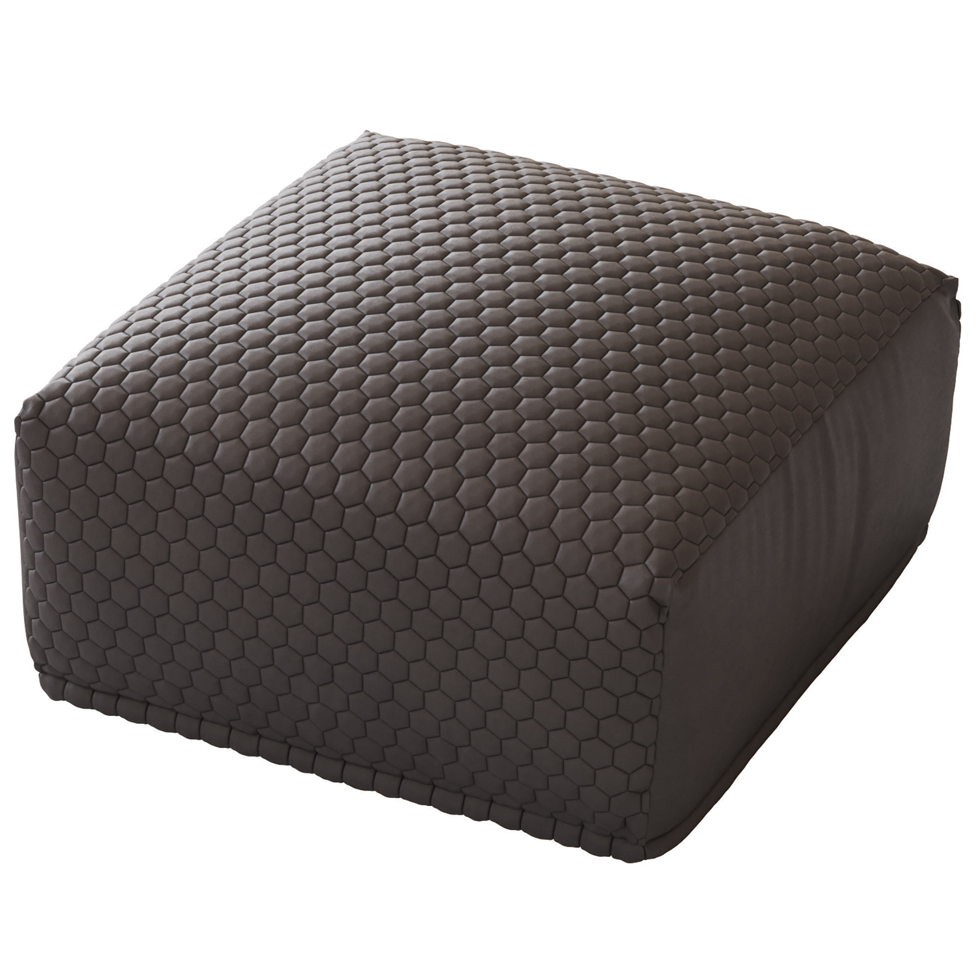 Linea Furniture Square Tahila Pouffe 3D model_3
