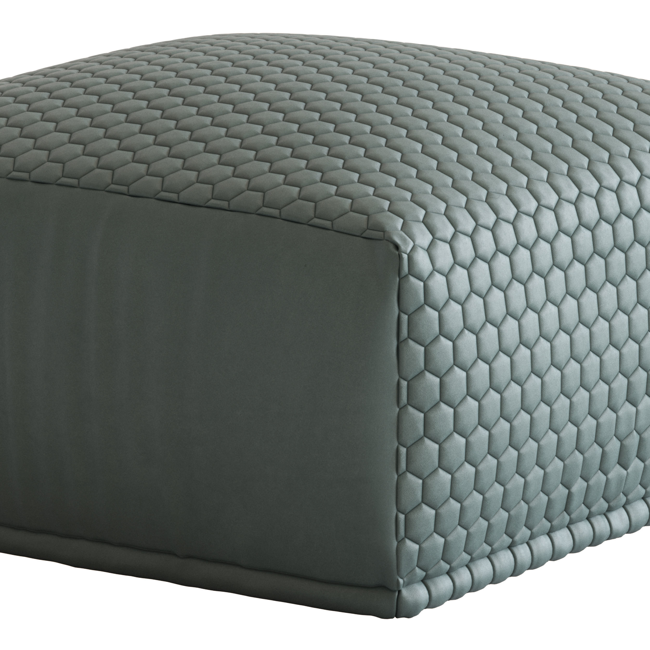 Linea Furniture Square Tahila Pouffe 3D model_1