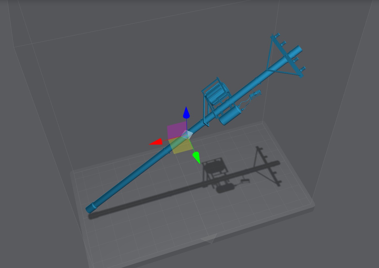 1-64 scale electric pole For Dioramas 3D print model_7