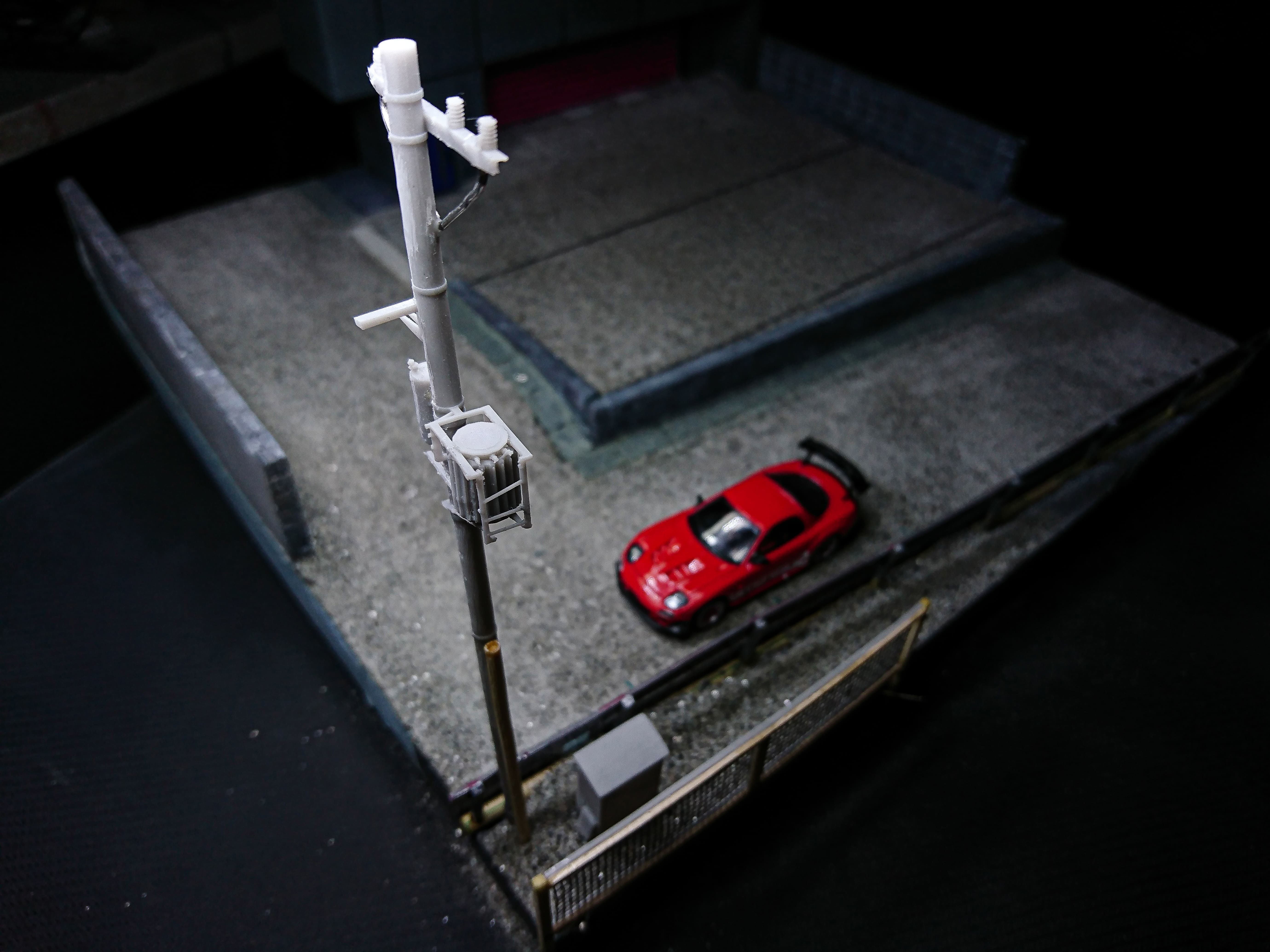 1-64 scale electric pole For Dioramas 3D print model_1