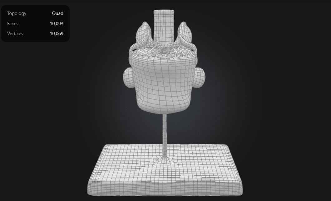 3D Model of Lumbar Vertebrae with Spinal Cord and Nerves 3D print model_2