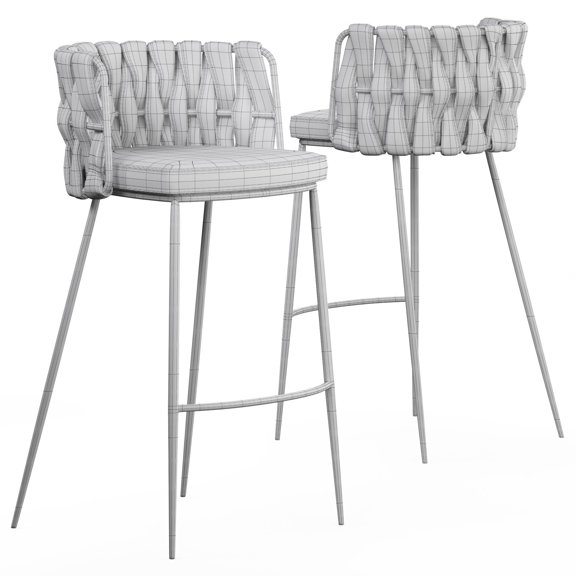 LoftDesigne Bar Stool 2678 3D model_6