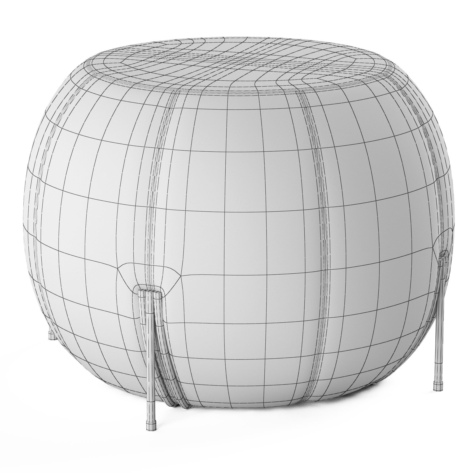 Loftdesigne poufs 10868 10861 10862 10863 3D model_10