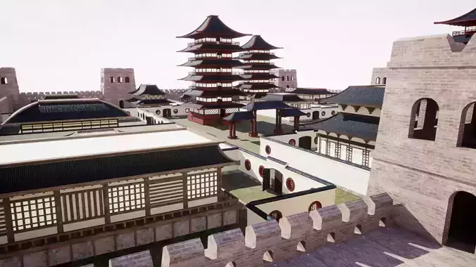 Feudal Asian House Pack