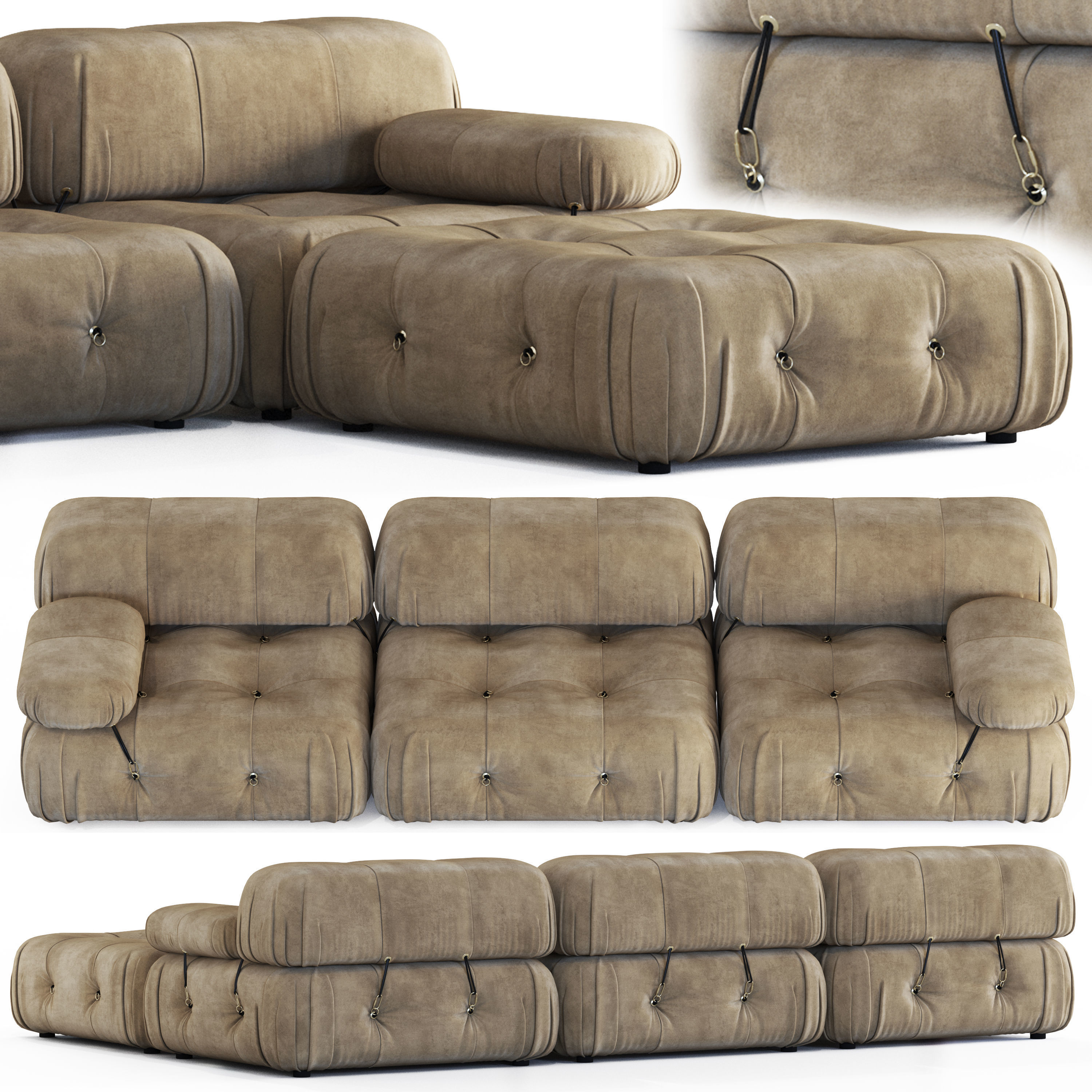 Loftdesigne Sofa 1868 1 version 3D model_1