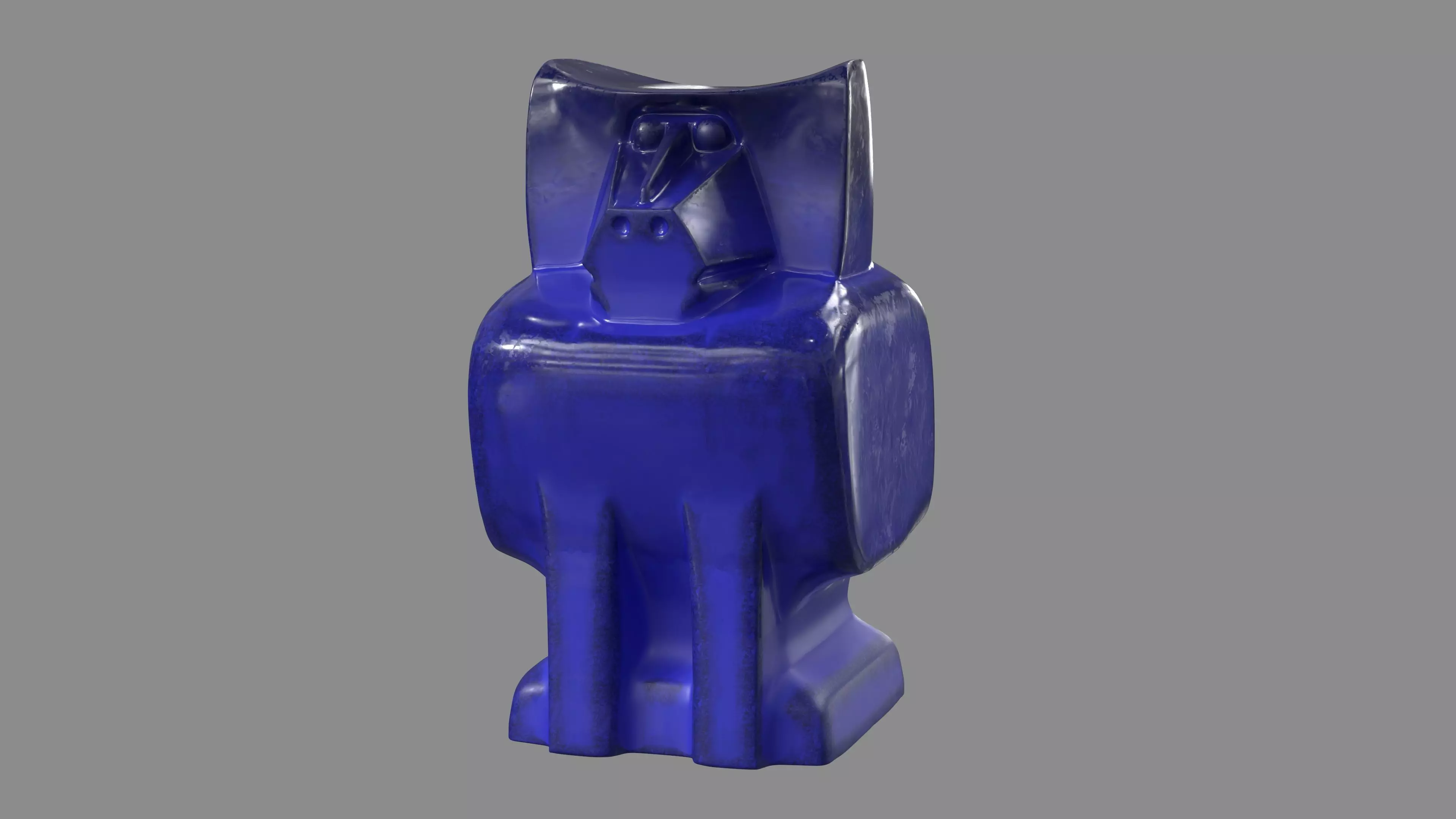 Cobalt Baboon 3D model