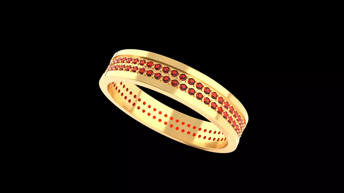 Diamond ring Free 3D print model
