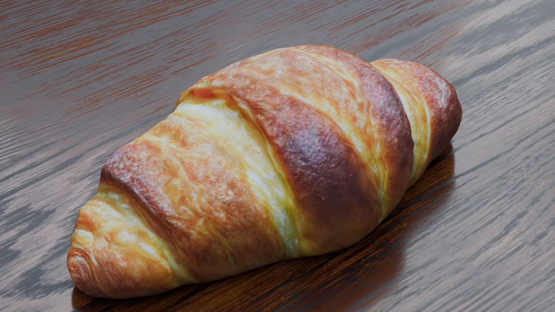 A croissant Free 3D model
