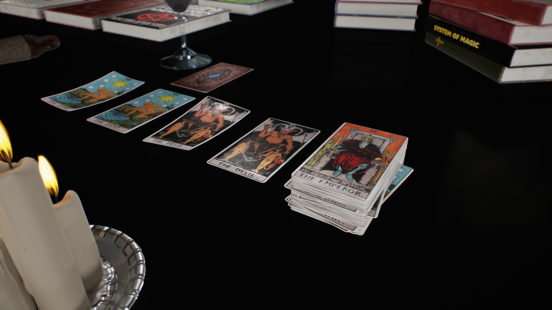 Old Magic and Occult Books Free low-poly 3D model_22