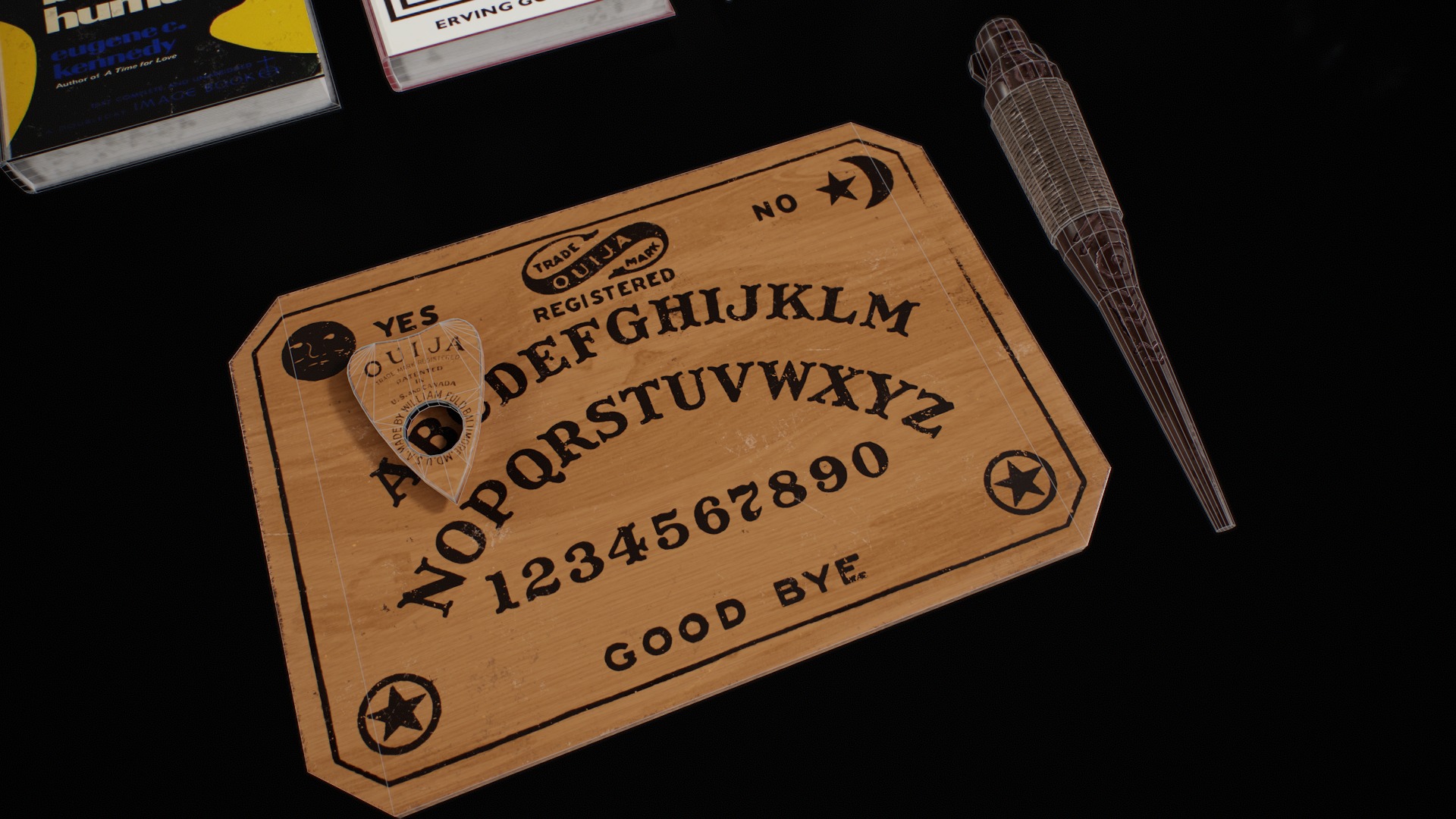 Old Magic and Occult Books Free low-poly 3D model_12