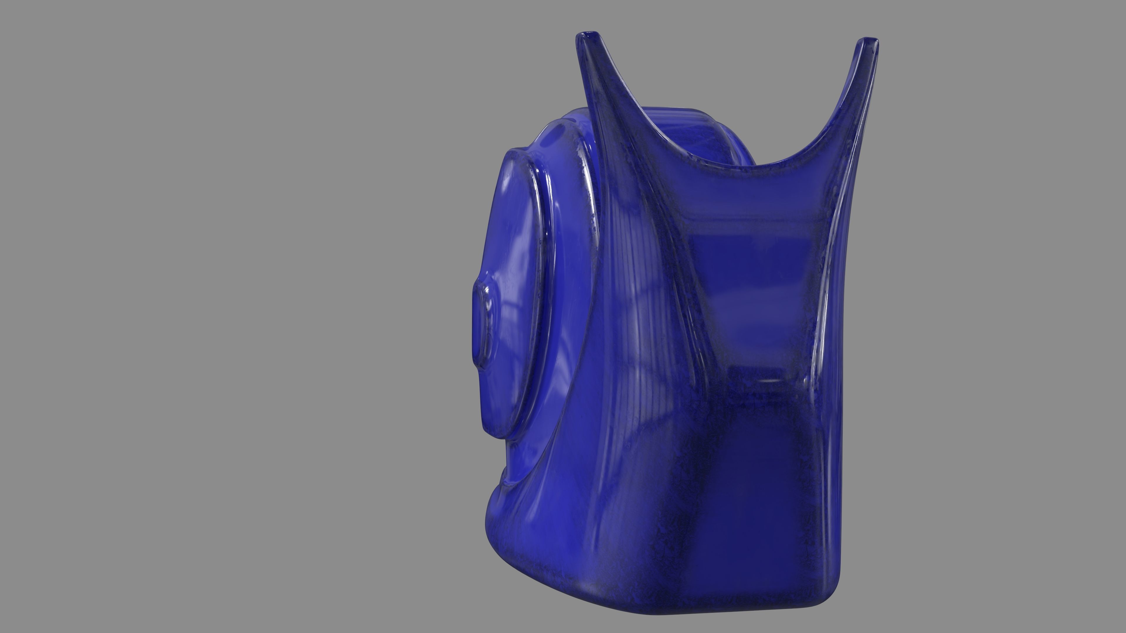 Cobalt Snail 3D model_4
