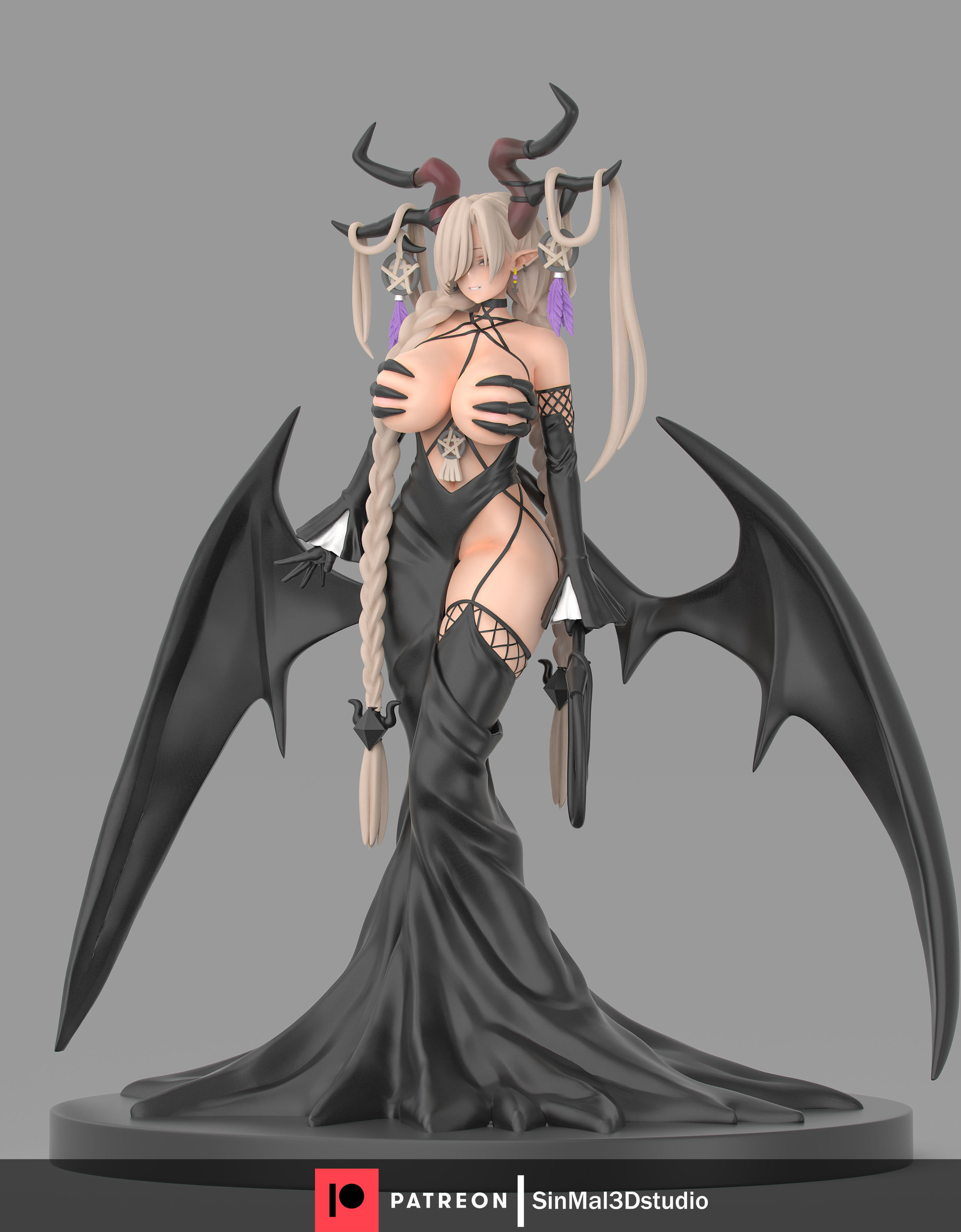 Devil Owari Azur lane  3D print model_7