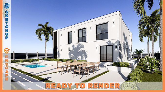 Modern Villa 3D model