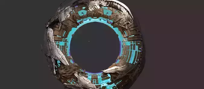 Sci fi Techno gate 4 