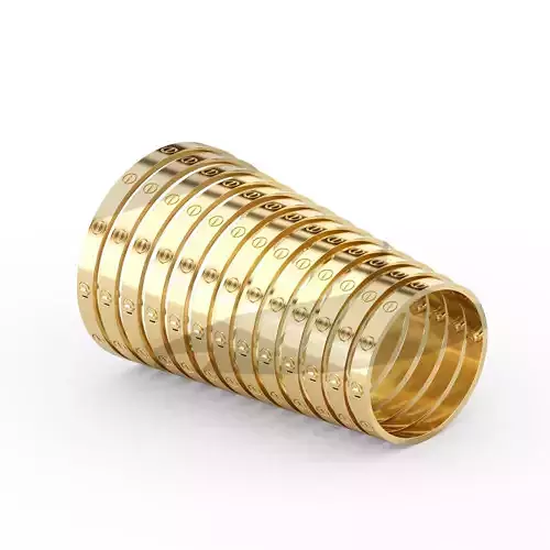 13 Braclete 3D Model Collection