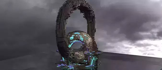 Sci fi Techno gate 6 