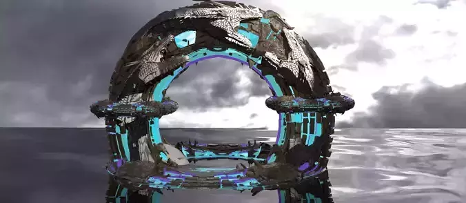 Sci fi Techno gate 7 