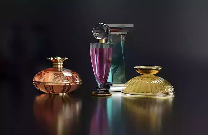 Perfume Bottle Set 4