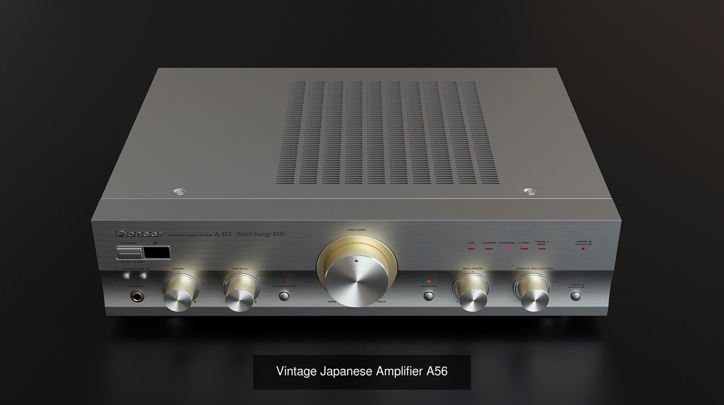 Hi-Fi Stereo Tower by Pioneer 3D Model Collection_3