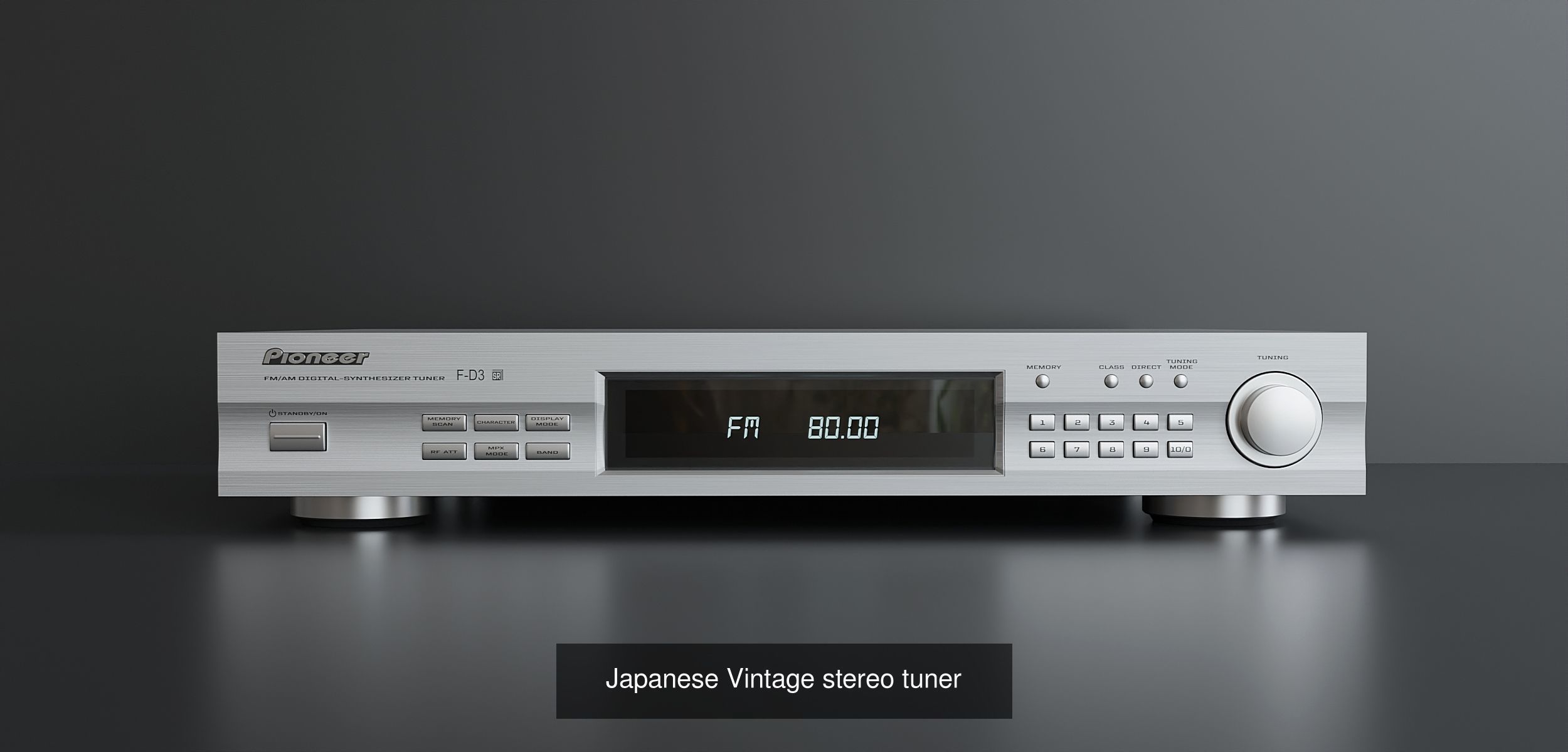 Hi-Fi Stereo Tower by Pioneer 3D Model Collection_5