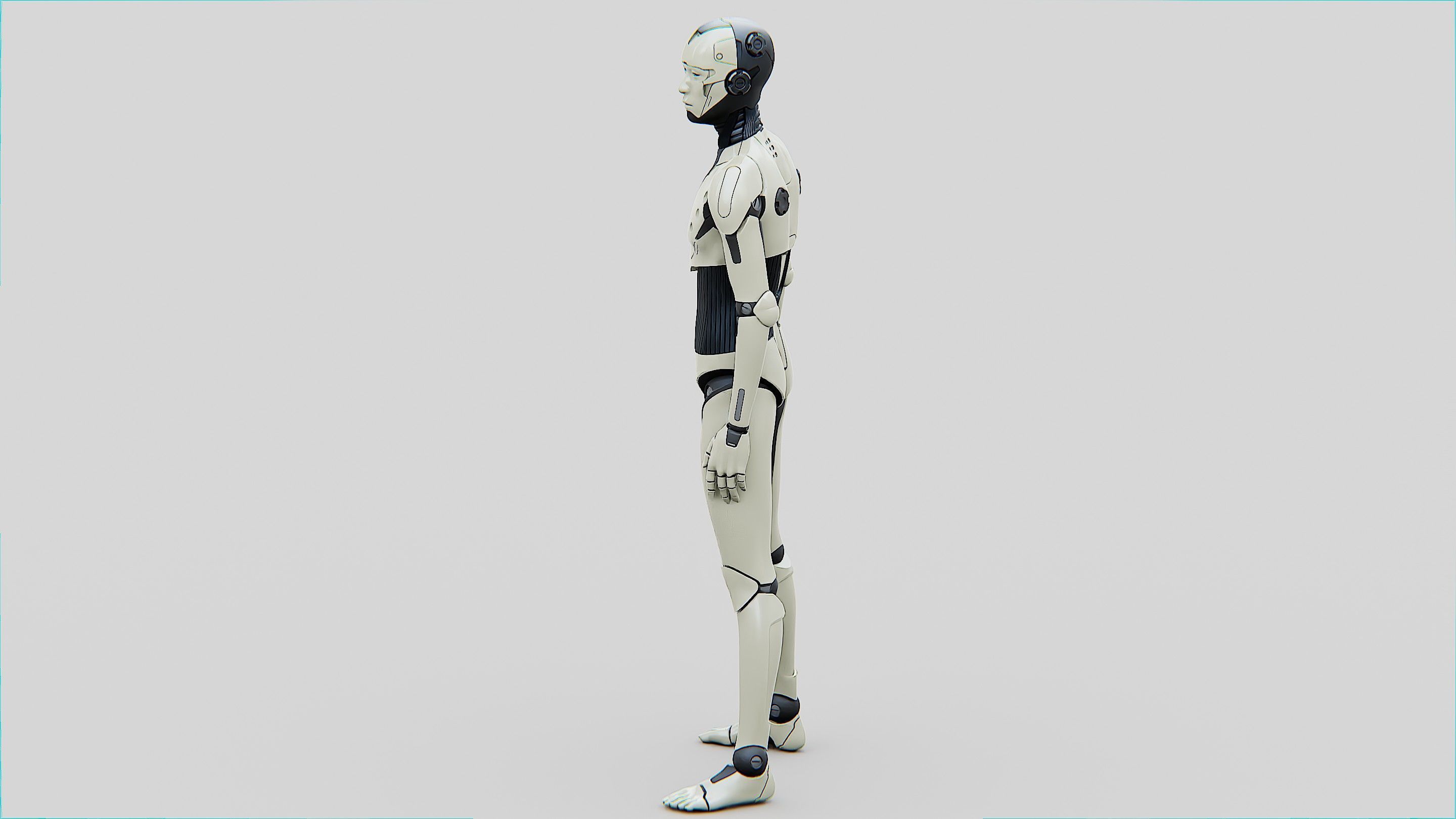 HUMANOID ORPHEUS-B  Rigged for Unreal Engine - Unity - MIXAMO 3D model_18