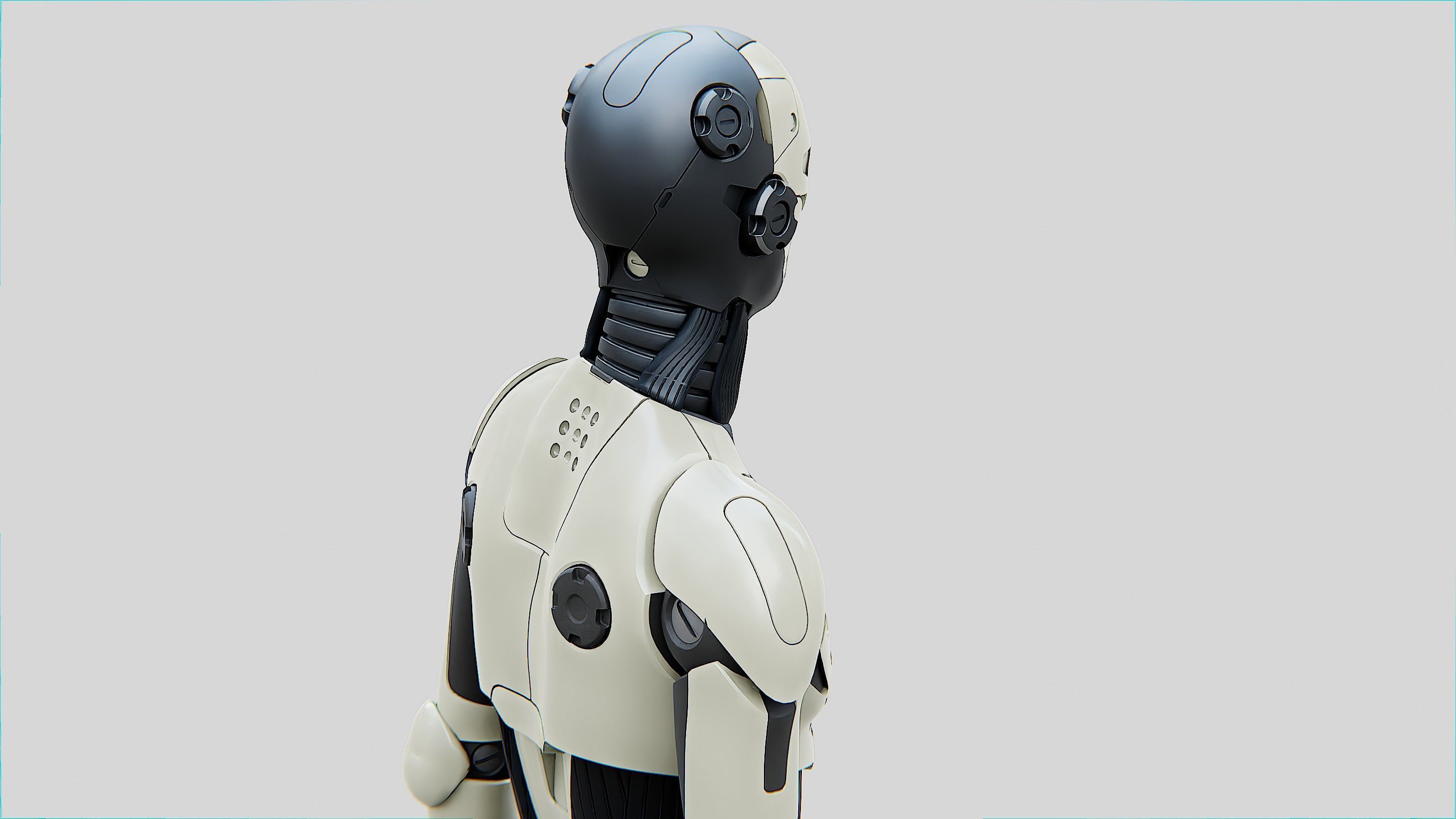 HUMANOID ORPHEUS-B  Rigged for Unreal Engine - Unity - MIXAMO 3D model_24