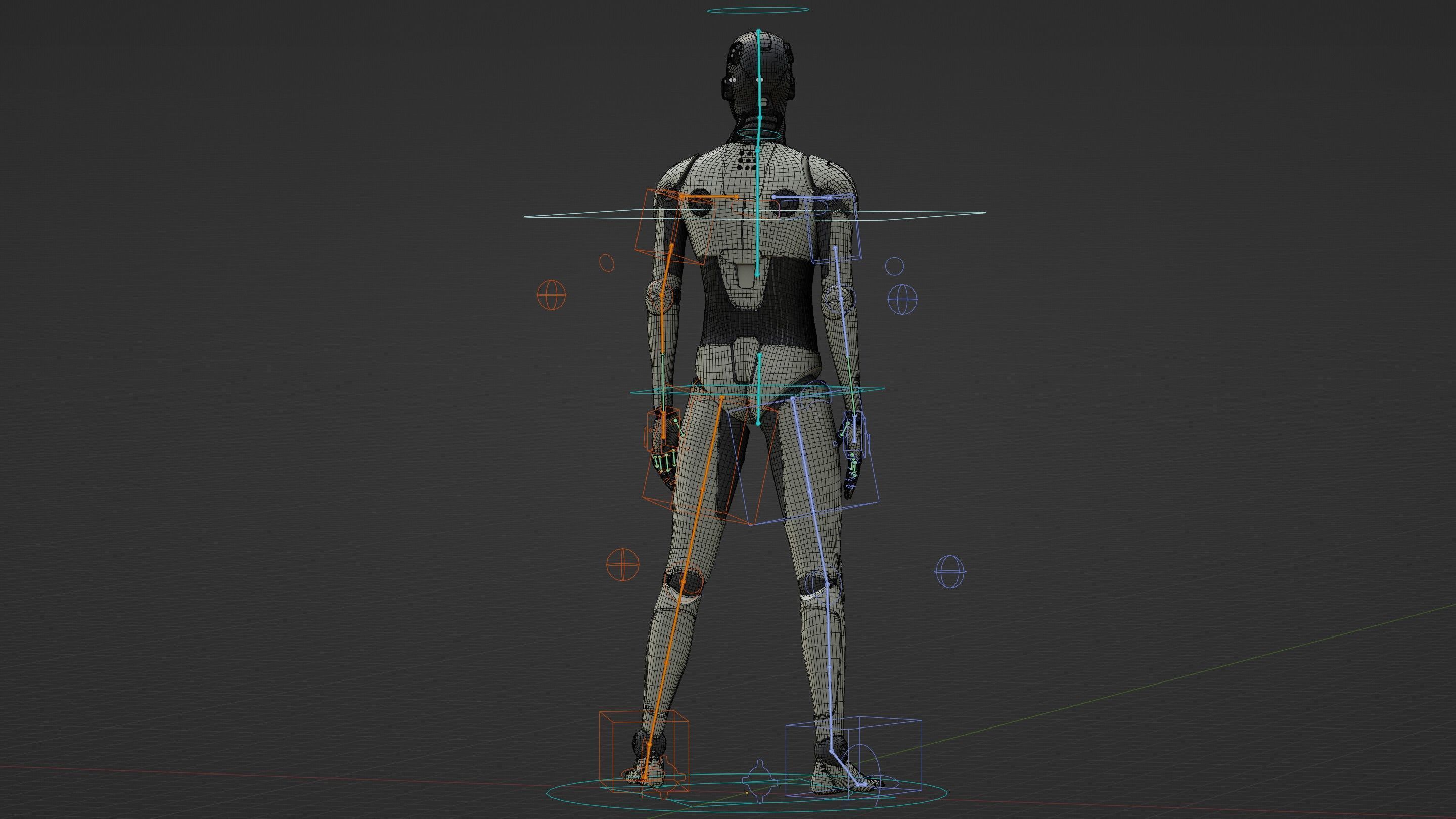HUMANOID ORPHEUS-B  Rigged for Unreal Engine - Unity - MIXAMO 3D model_38