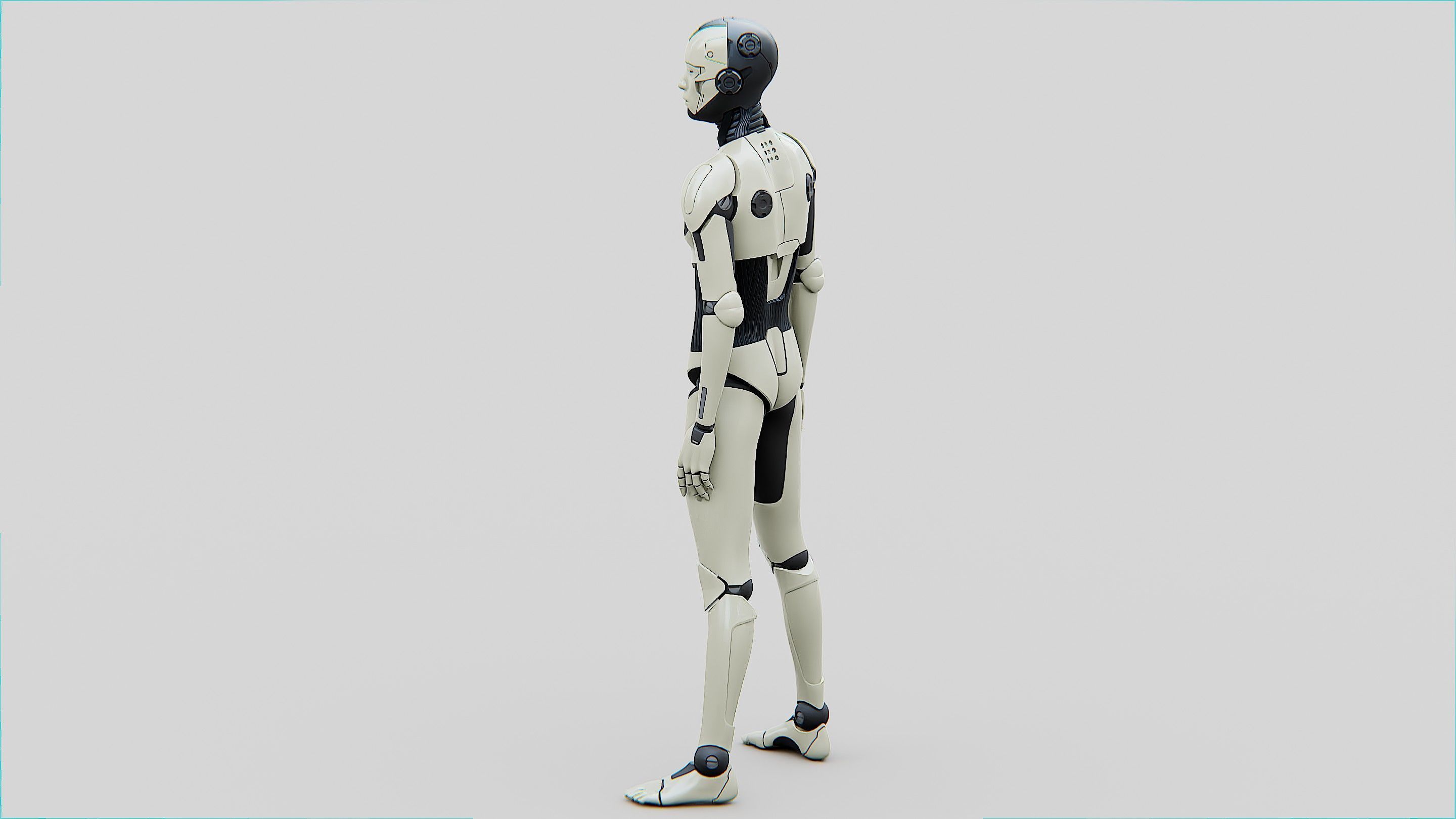 HUMANOID ORPHEUS-B  Rigged for Unreal Engine - Unity - MIXAMO 3D model_17