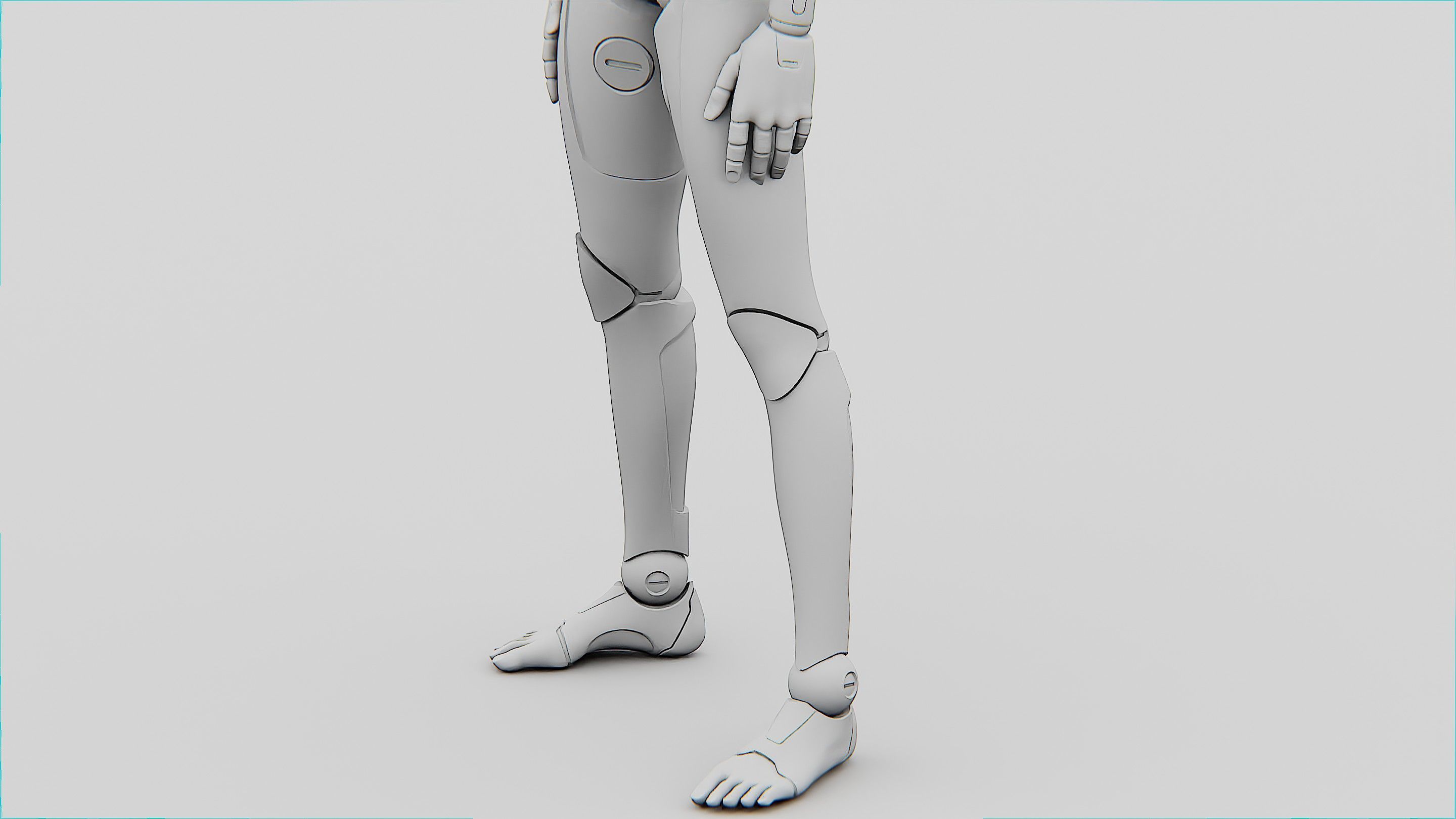 HUMANOID ORPHEUS-B  Rigged for Unreal Engine - Unity - MIXAMO 3D model_36