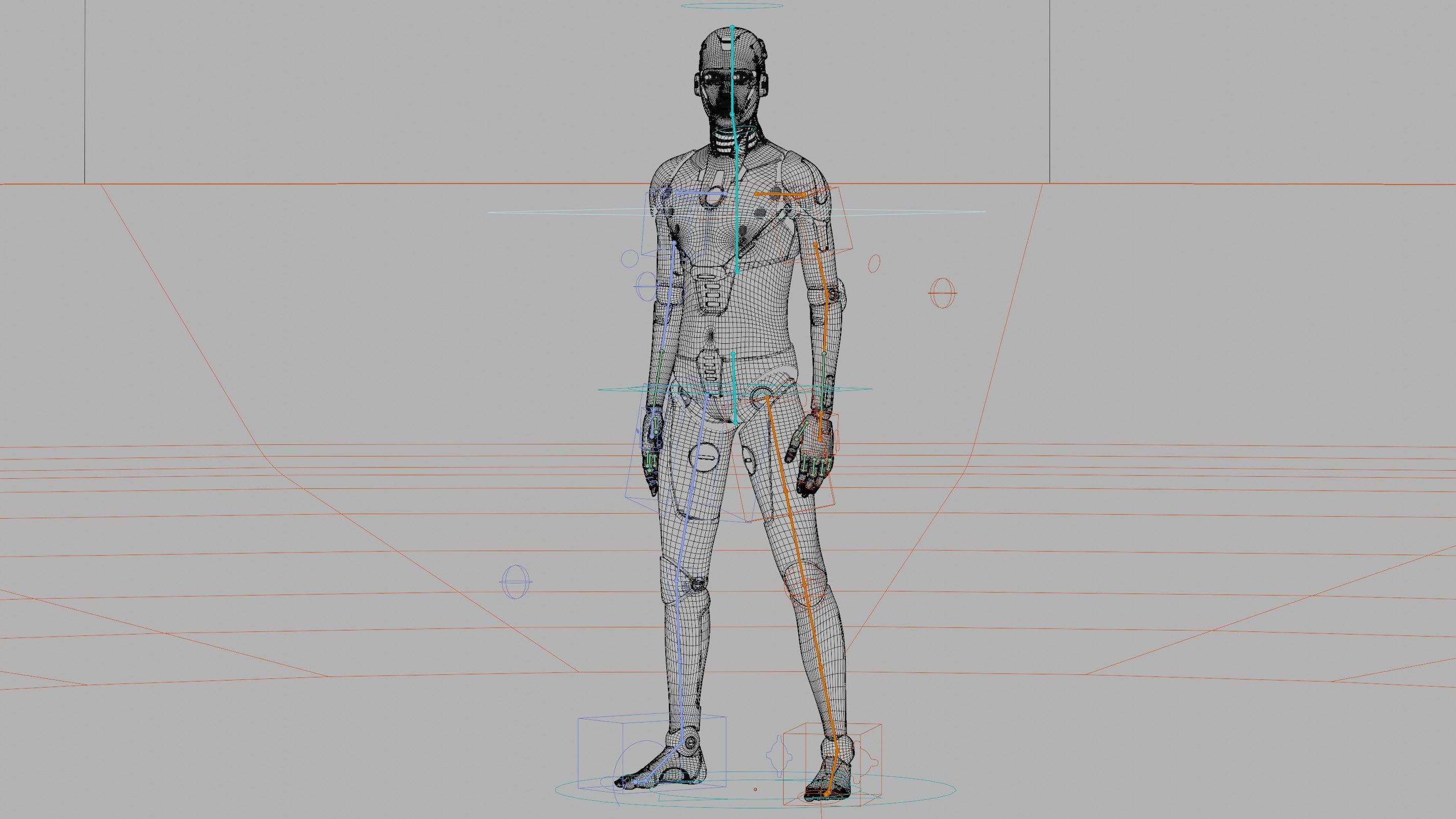 HUMANOID ORPHEUS-B  Rigged for Unreal Engine - Unity - MIXAMO 3D model_40