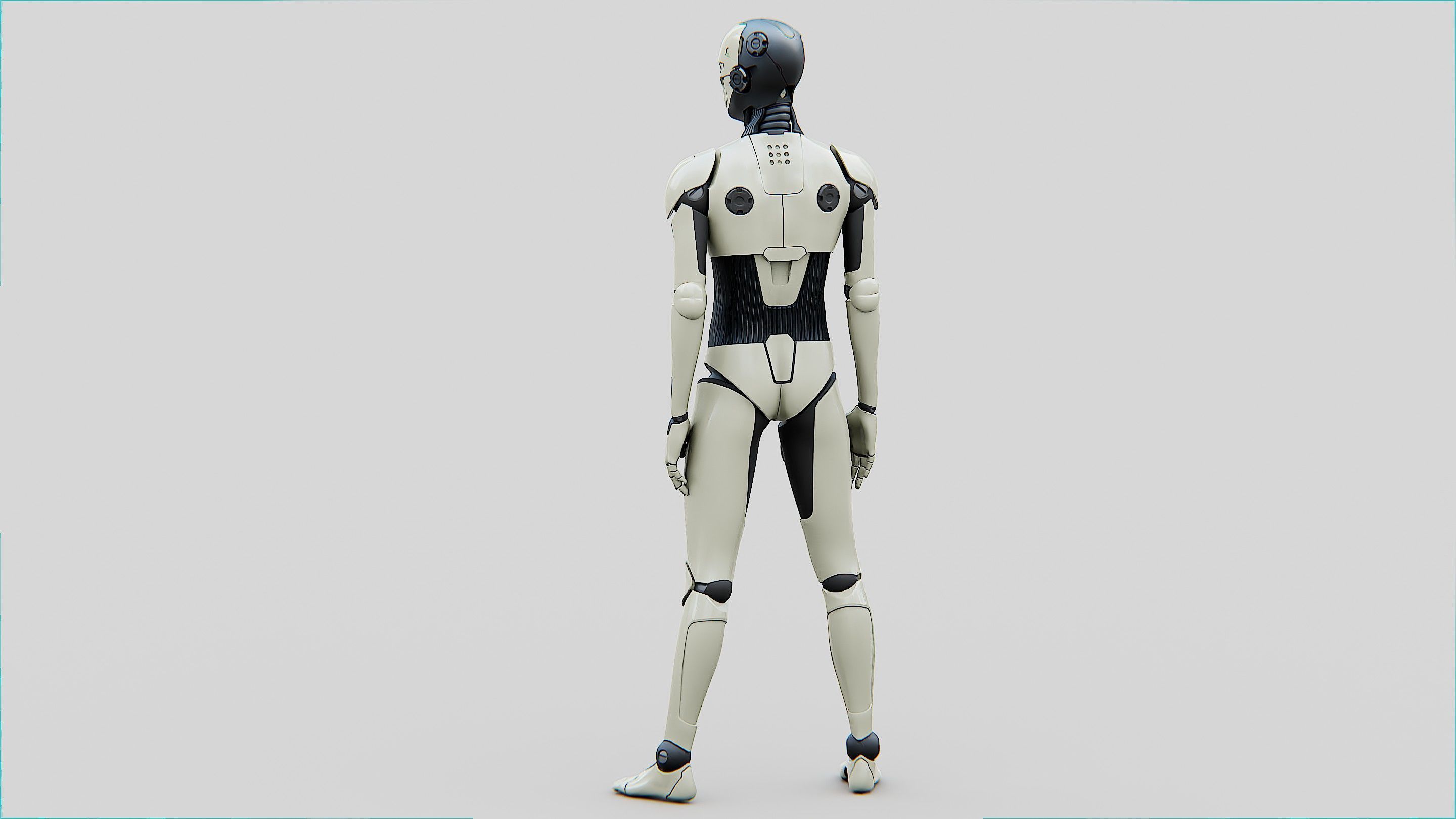 HUMANOID ORPHEUS-B  Rigged for Unreal Engine - Unity - MIXAMO 3D model_15