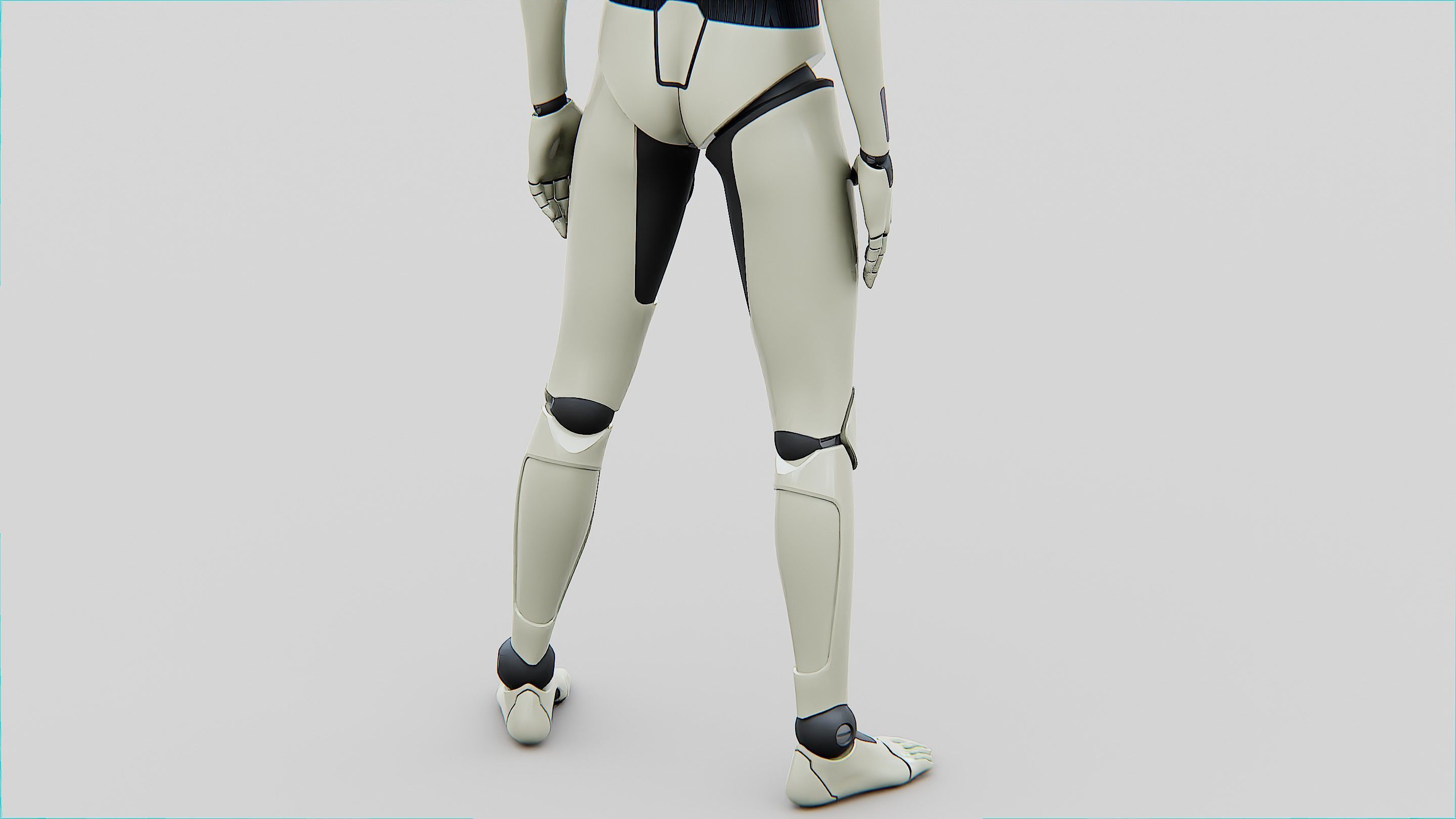 HUMANOID ORPHEUS-B  Rigged for Unreal Engine - Unity - MIXAMO 3D model_29