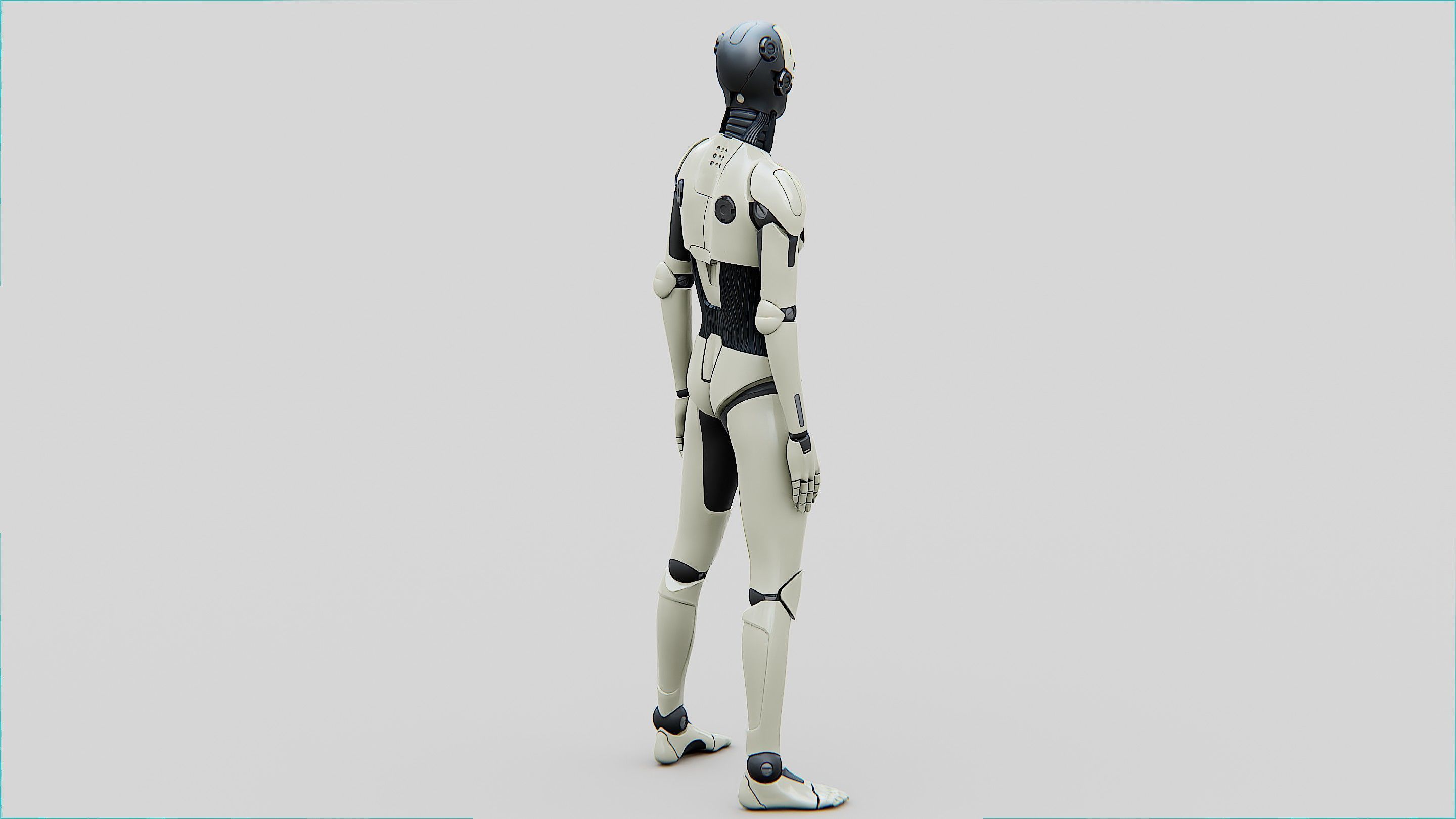 HUMANOID ORPHEUS-B  Rigged for Unreal Engine - Unity - MIXAMO 3D model_11