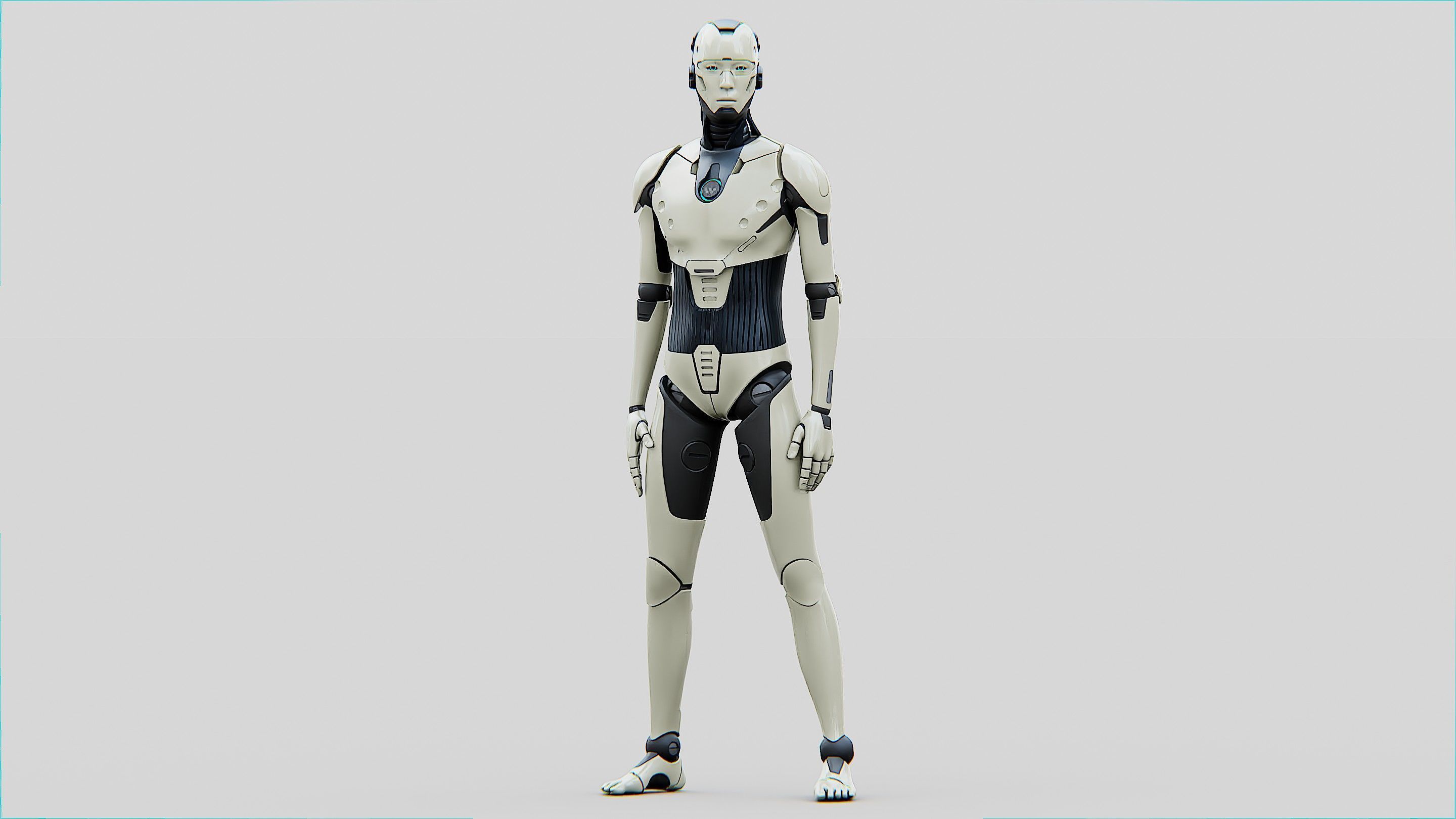 HUMANOID ORPHEUS-B  Rigged for Unreal Engine - Unity - MIXAMO 3D model_21