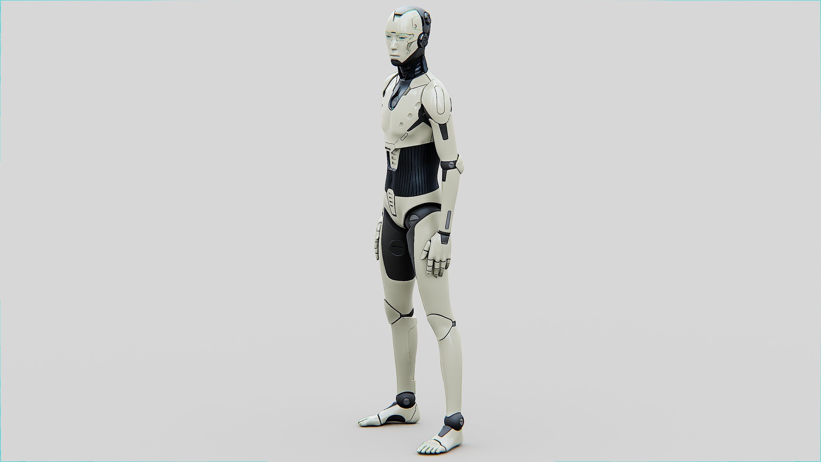 HUMANOID ORPHEUS-B  Rigged for Unreal Engine - Unity - MIXAMO 3D model_19