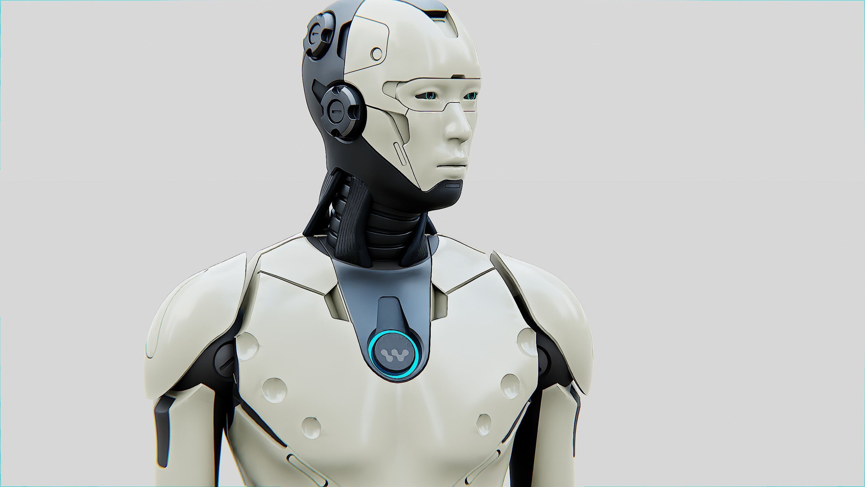 HUMANOID ORPHEUS-B  Rigged for Unreal Engine - Unity - MIXAMO 3D model_23