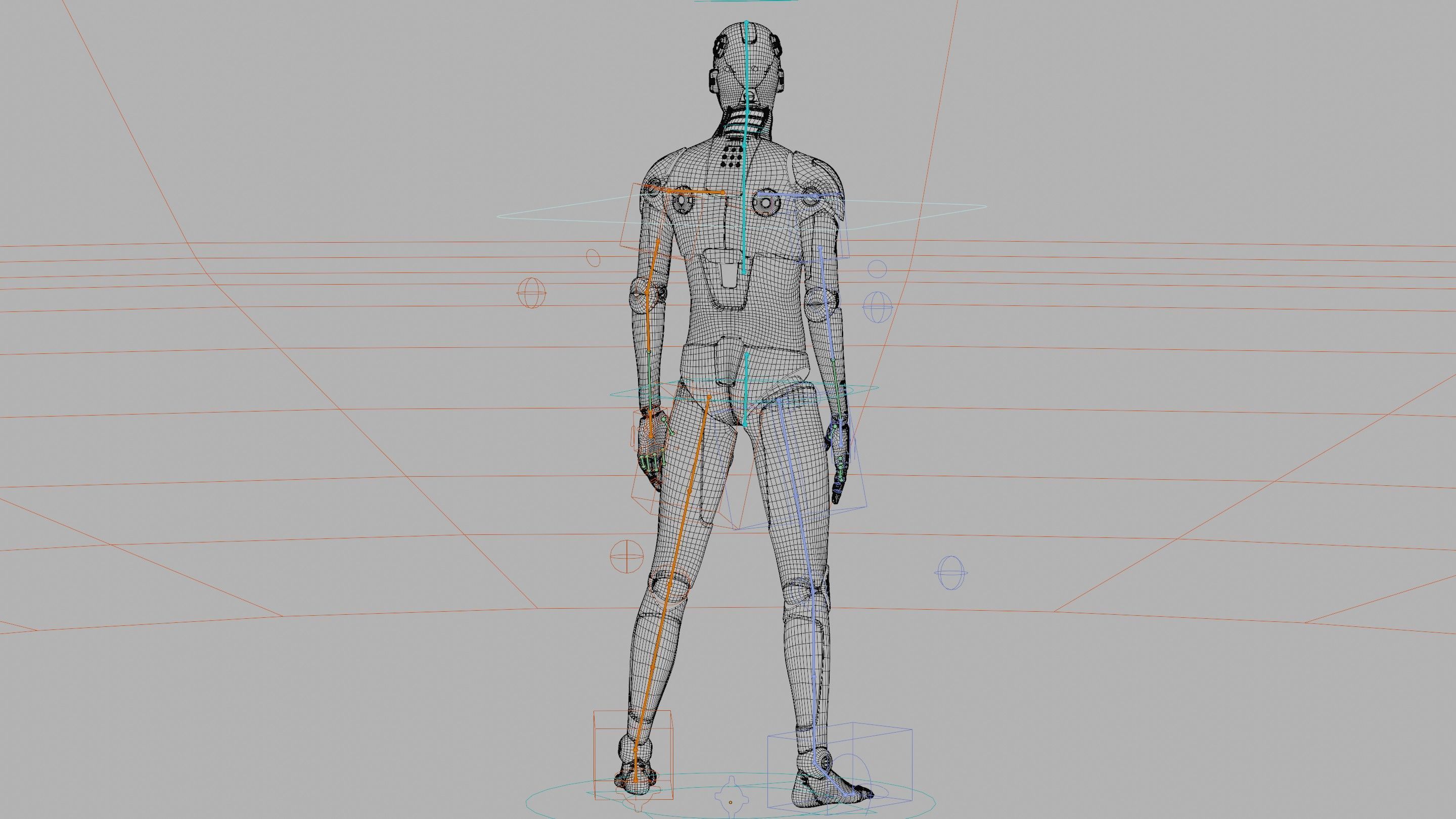 HUMANOID ORPHEUS-B  Rigged for Unreal Engine - Unity - MIXAMO 3D model_41