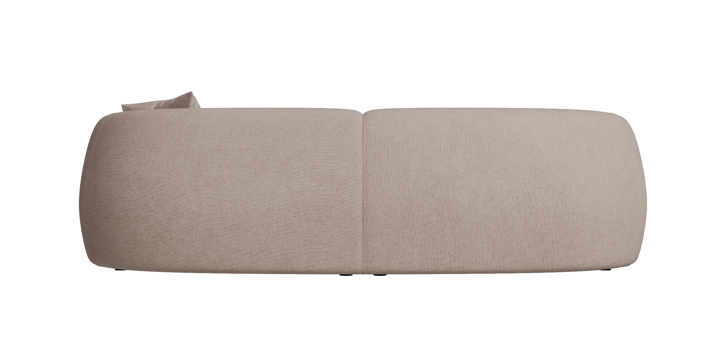 4 Seats Curved Sofa 3D model_6
