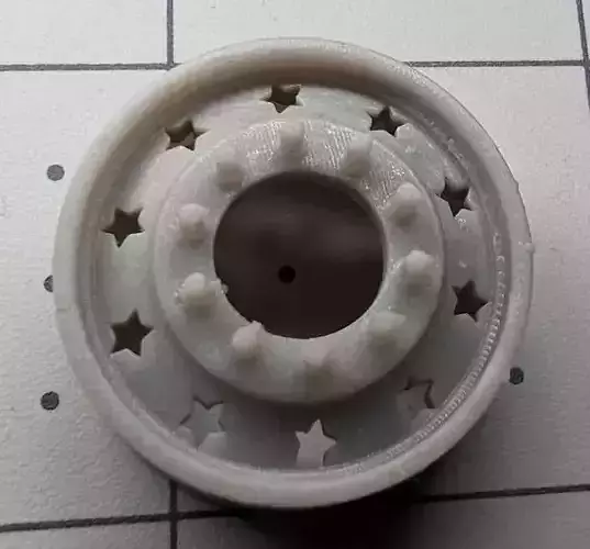 Stars rims for semi truck and trailer 22-5 inch 3D print model