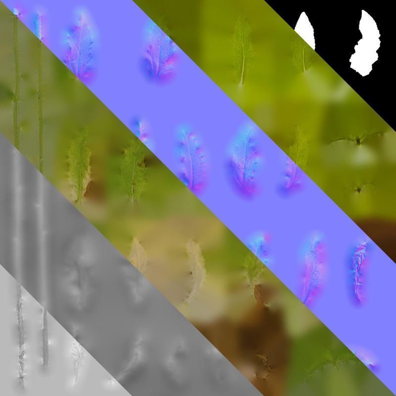 Anydrafts Campanula medium Leaf 02 Texture_8