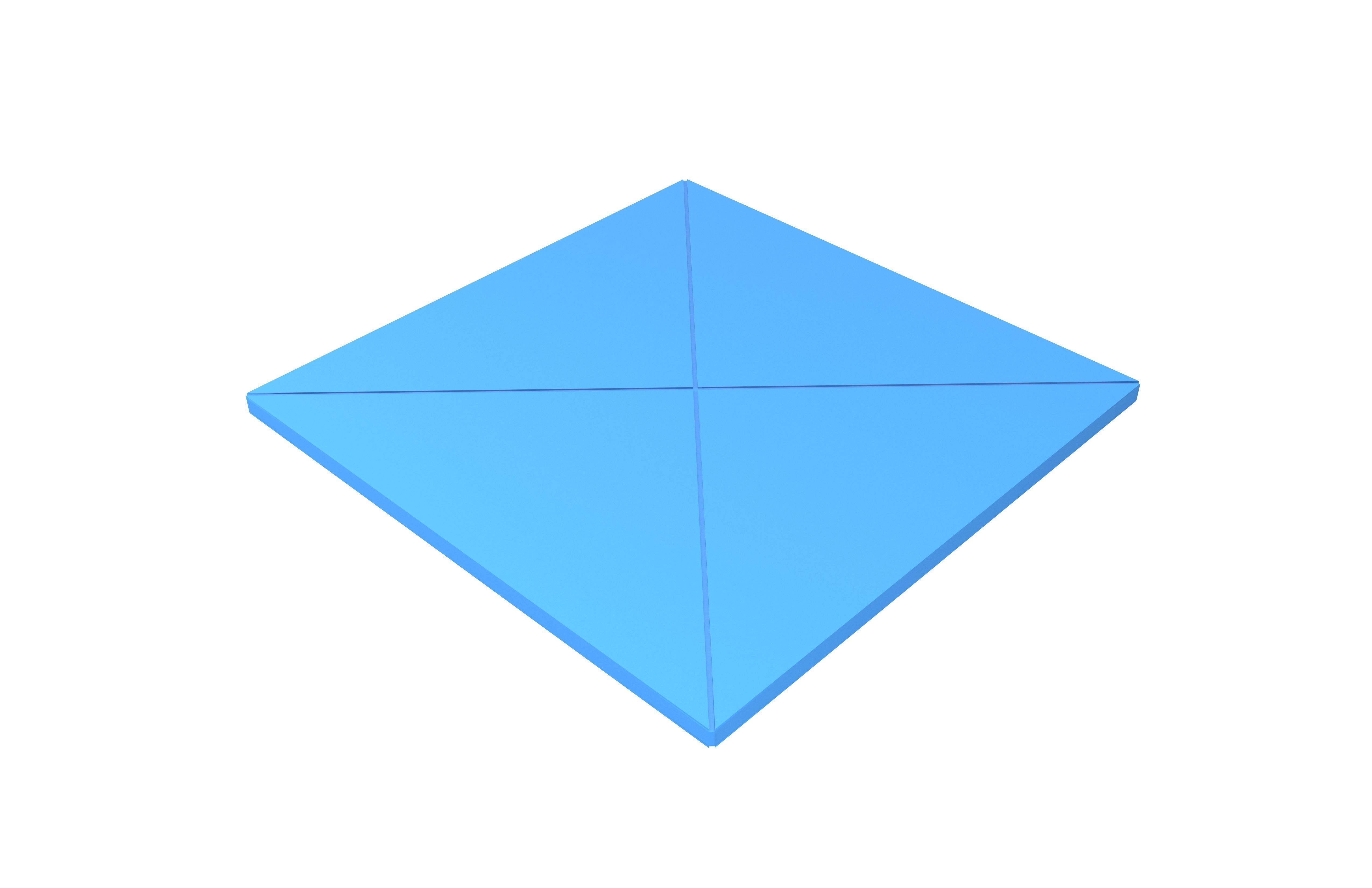 Ddakji v1 001 Low-poly 3D model_2