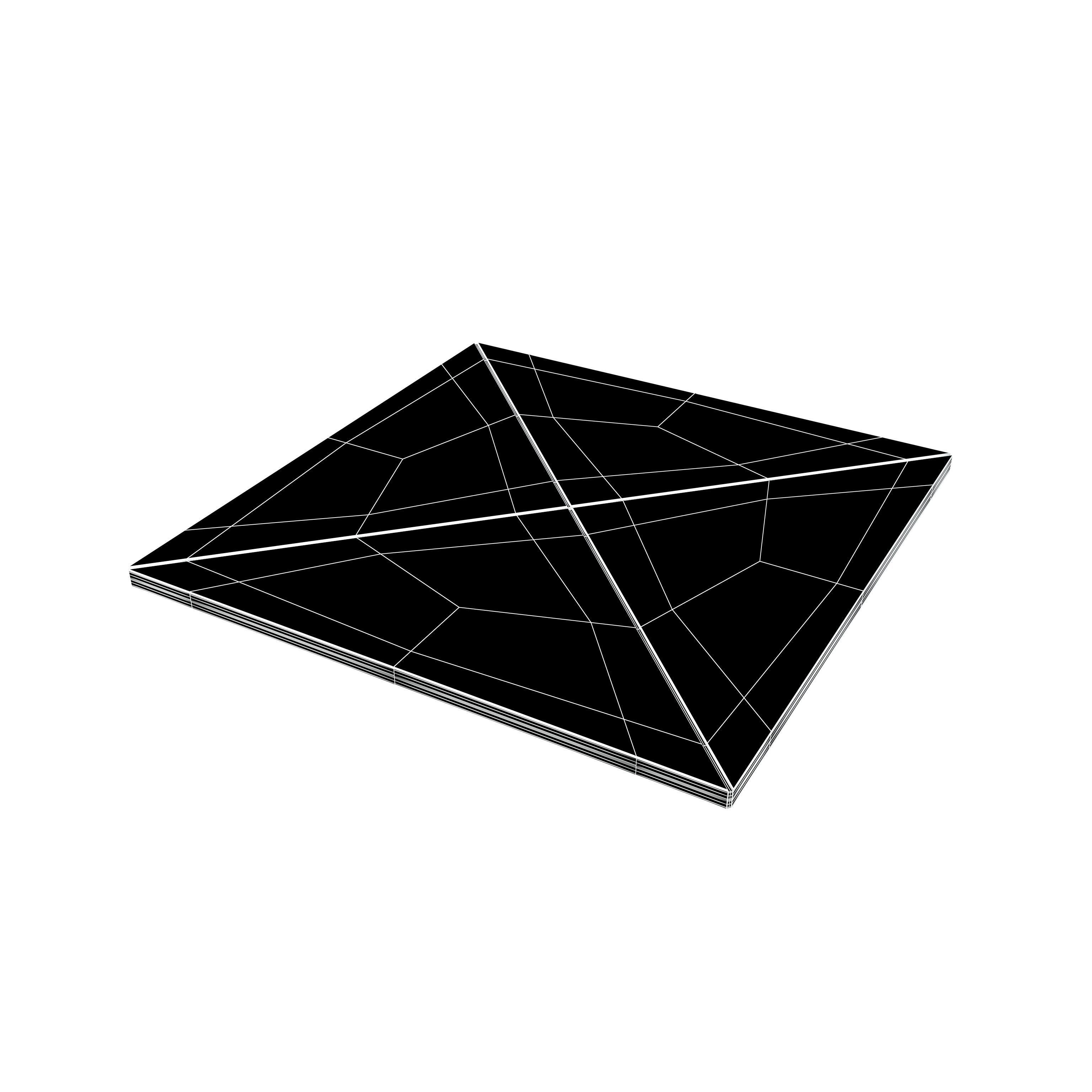 Ddakji v1 001 Low-poly 3D model_4