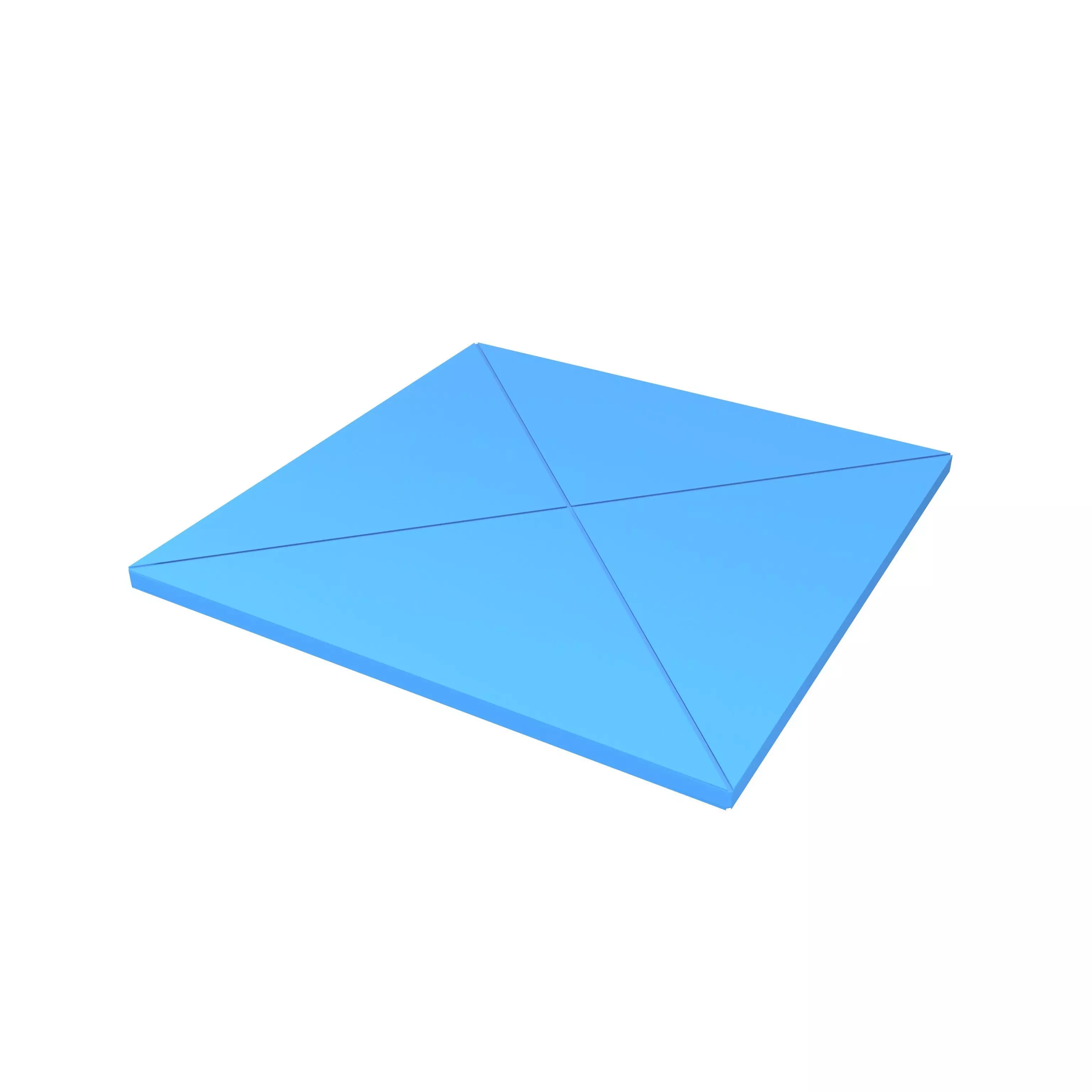 Ddakji v1 001 Low-poly 3D model_0