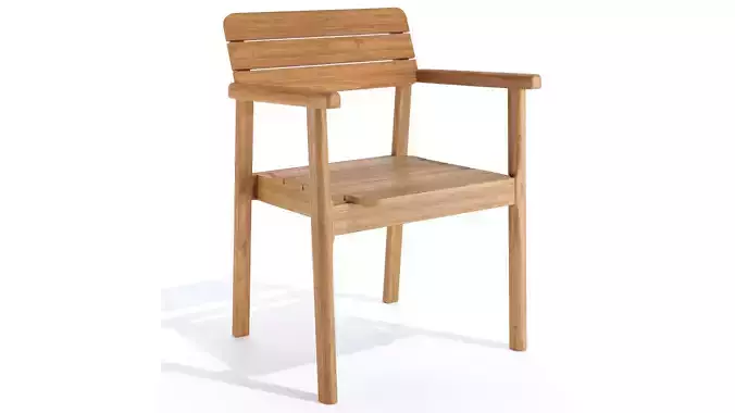 Stacking Wooden Armchair