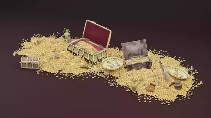 Ancient Treasure 3D model