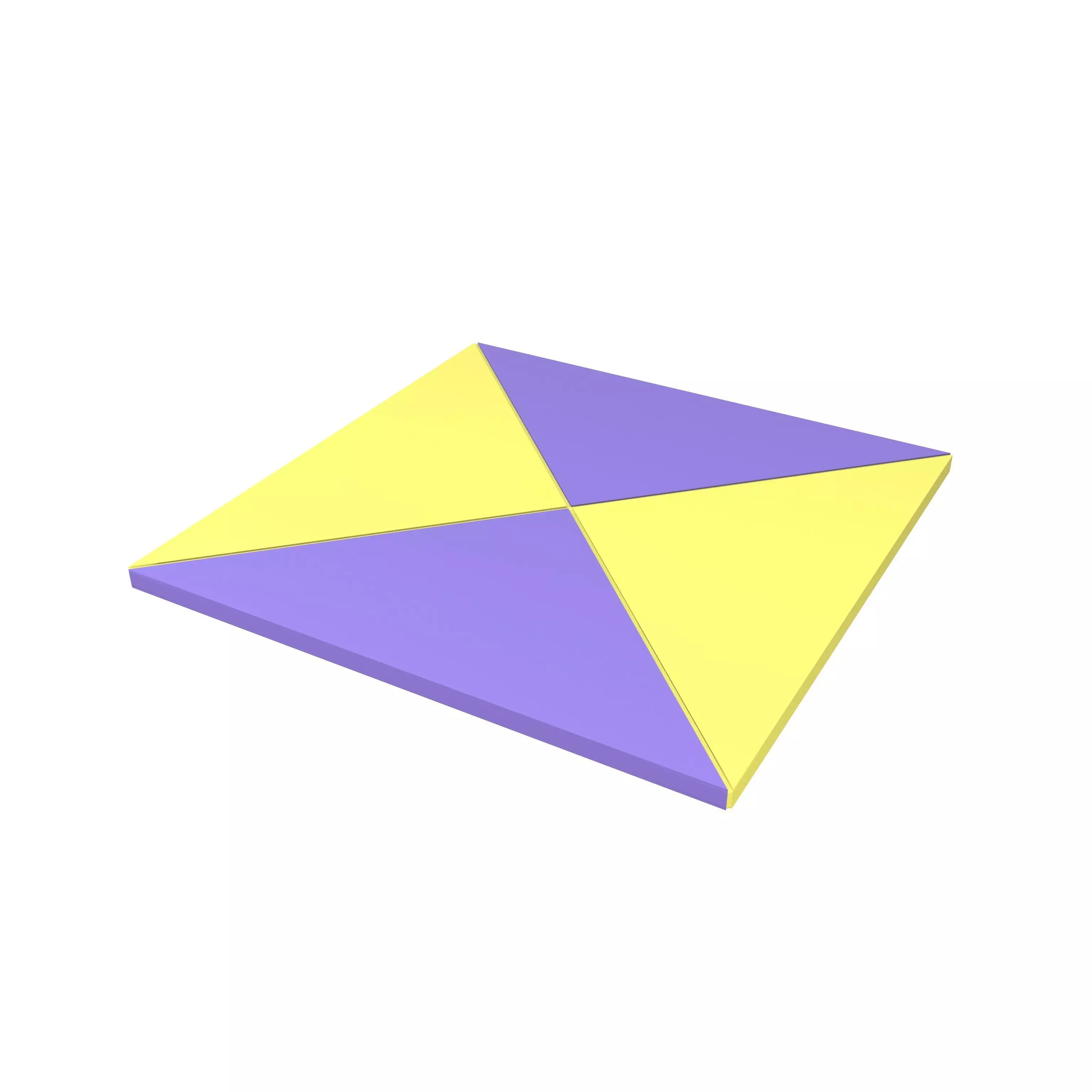 Ddakji v1 003 Low-poly 3D model_0