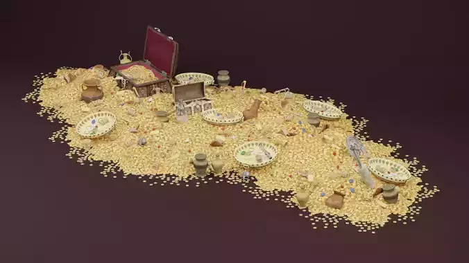 Ancient Treasure 3D model