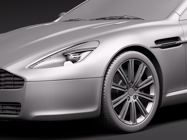 Aston Martin Rapide 2011 3D model_9