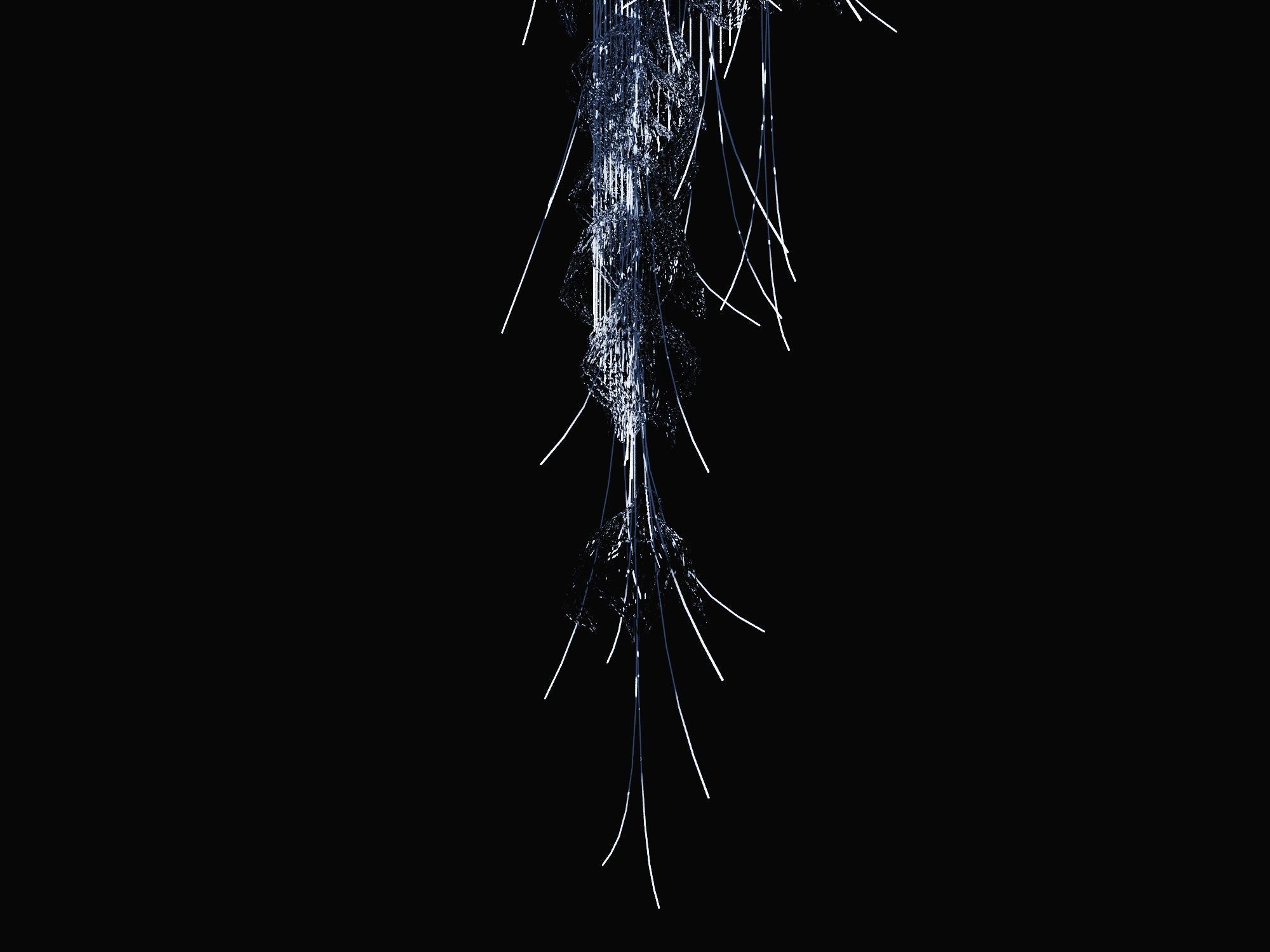 Pendant light - Crystal Twilight 3D model_1