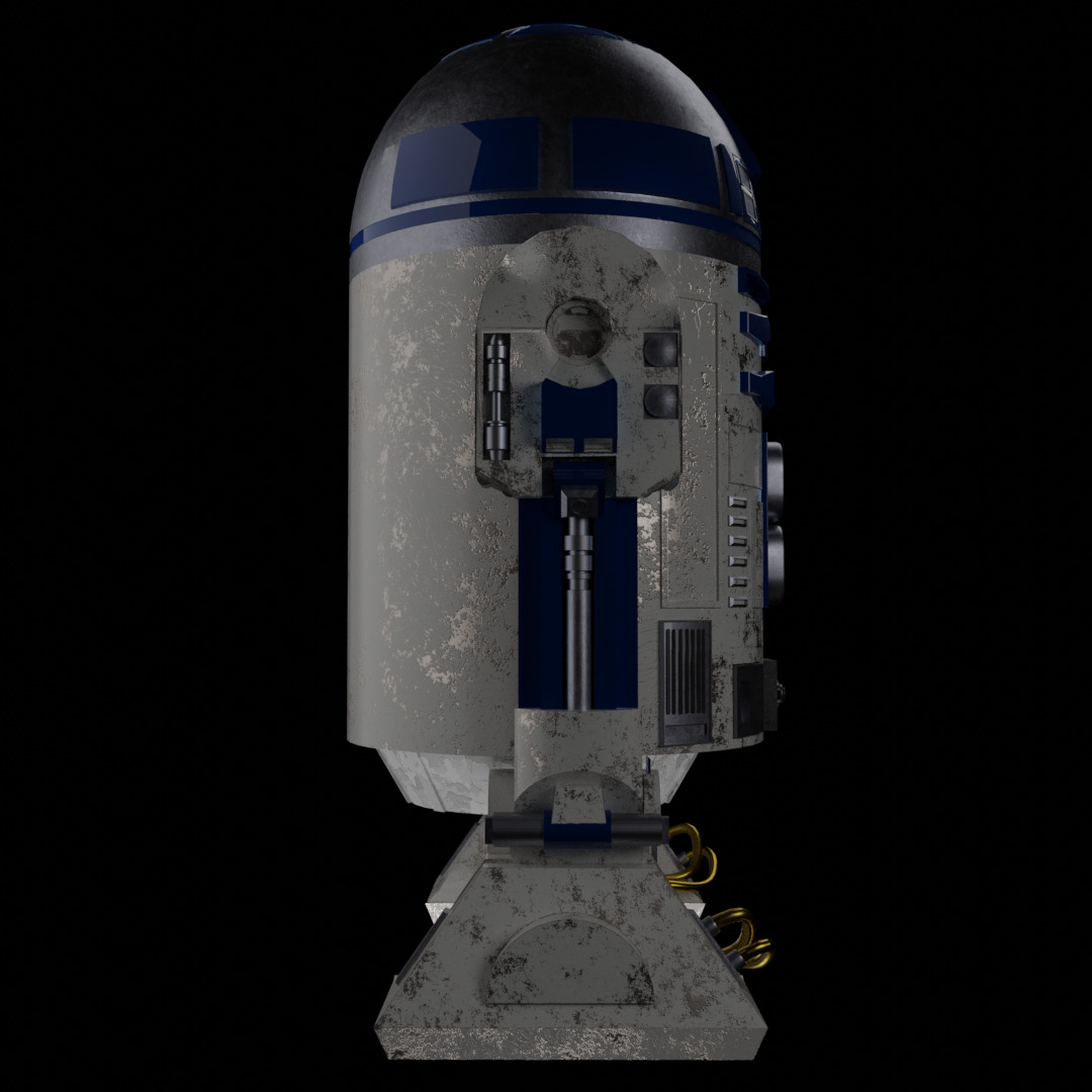 R2D2 3D Model 3D model_2